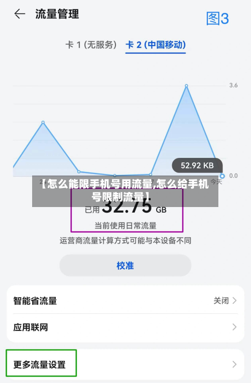 【怎么能限手机号用流量,怎么给手机号限制流量】