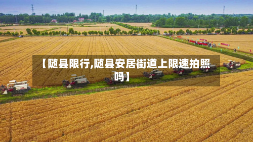 【随县限行,随县安居街道上限速拍照吗】