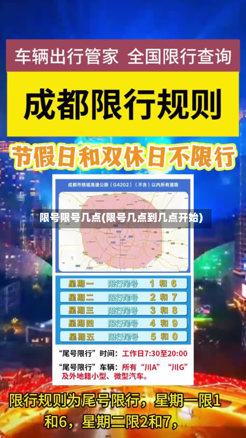 限号限号几点(限号几点到几点开始)