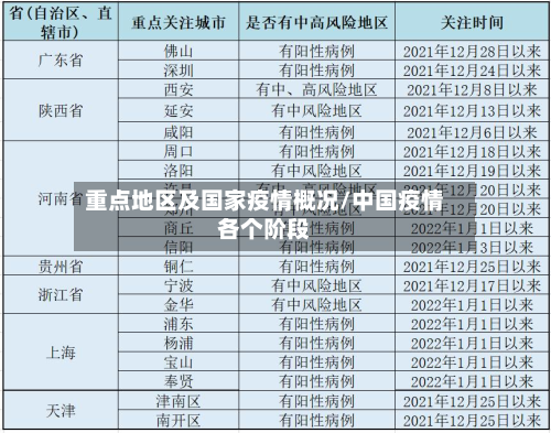 重点地区及国家疫情概况/中国疫情各个阶段-第2张图片