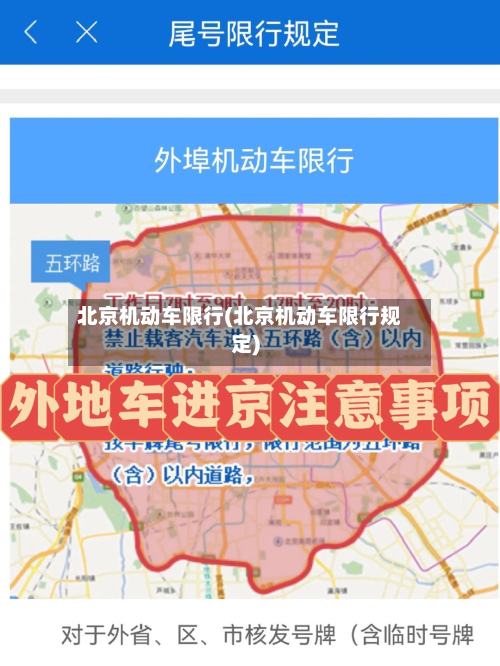 北京机动车限行(北京机动车限行规定)-第2张图片