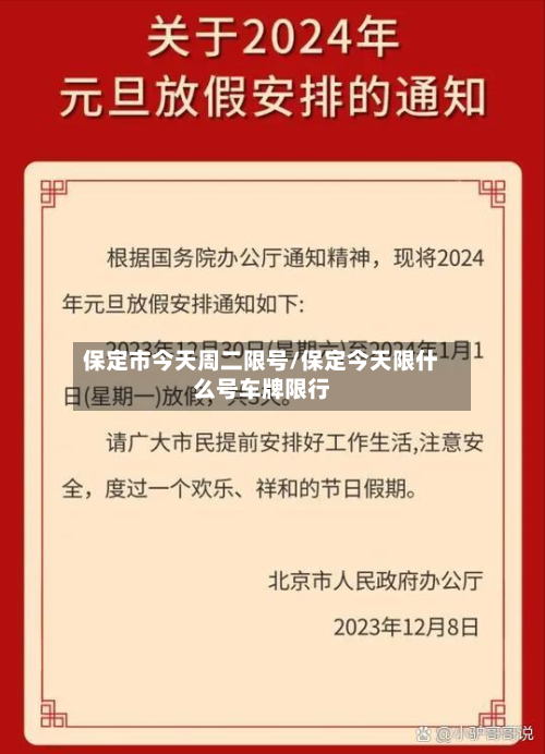 保定市今天周二限号/保定今天限什么号车牌限行-第2张图片