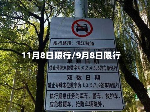 11月8日限行/9月8日限行-第2张图片