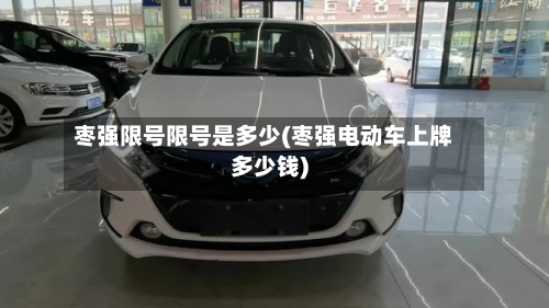 枣强限号限号是多少(枣强电动车上牌多少钱)-第3张图片