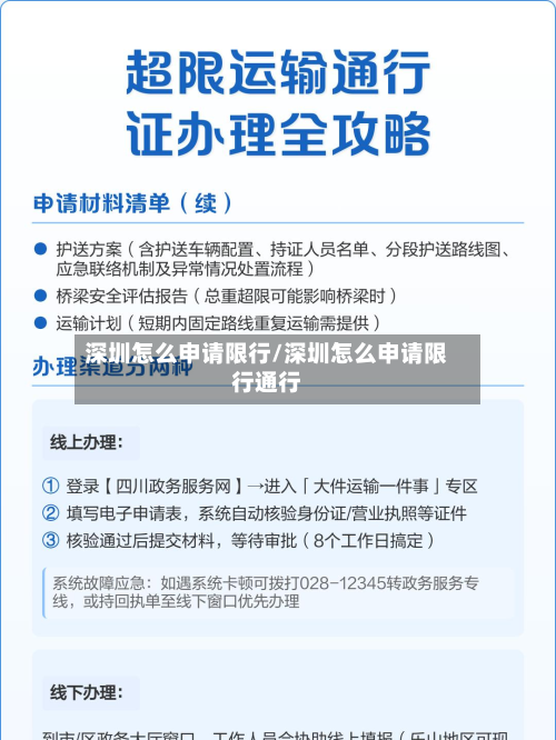 深圳怎么申请限行/深圳怎么申请限行通行