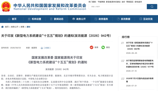 盘后	，利好来了！两部门，联合发布！事关电力赛道